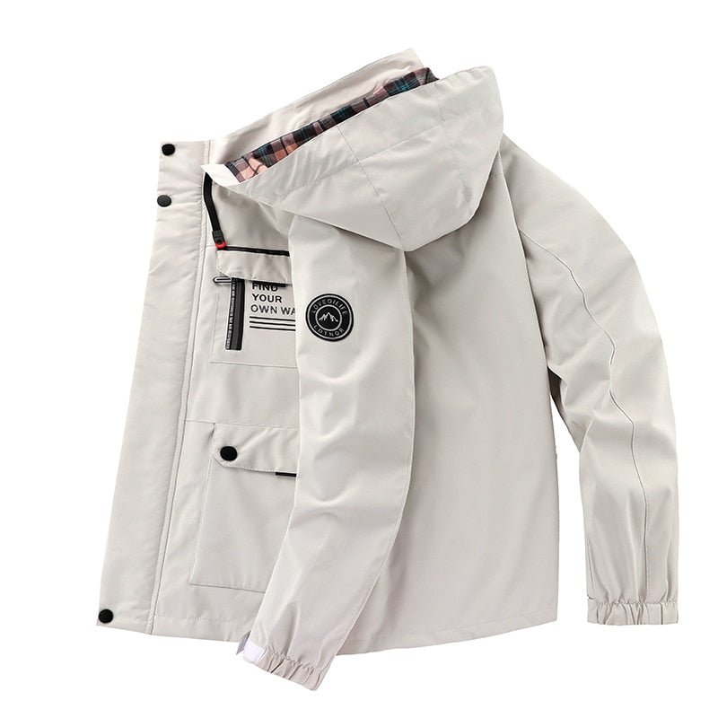 Caleb | Men's Waterproof Rain Jacket Softshell