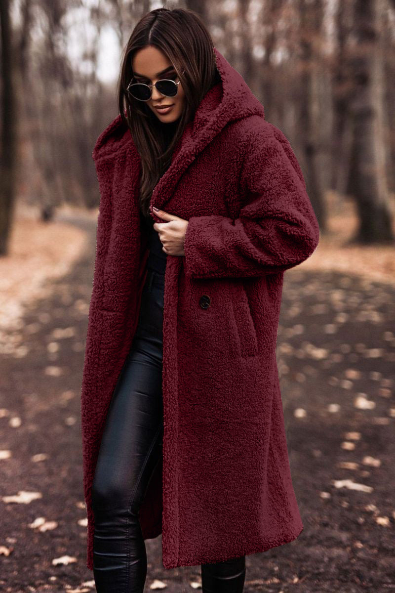 Calista | Women's Hooded Winter Trench Coat Long