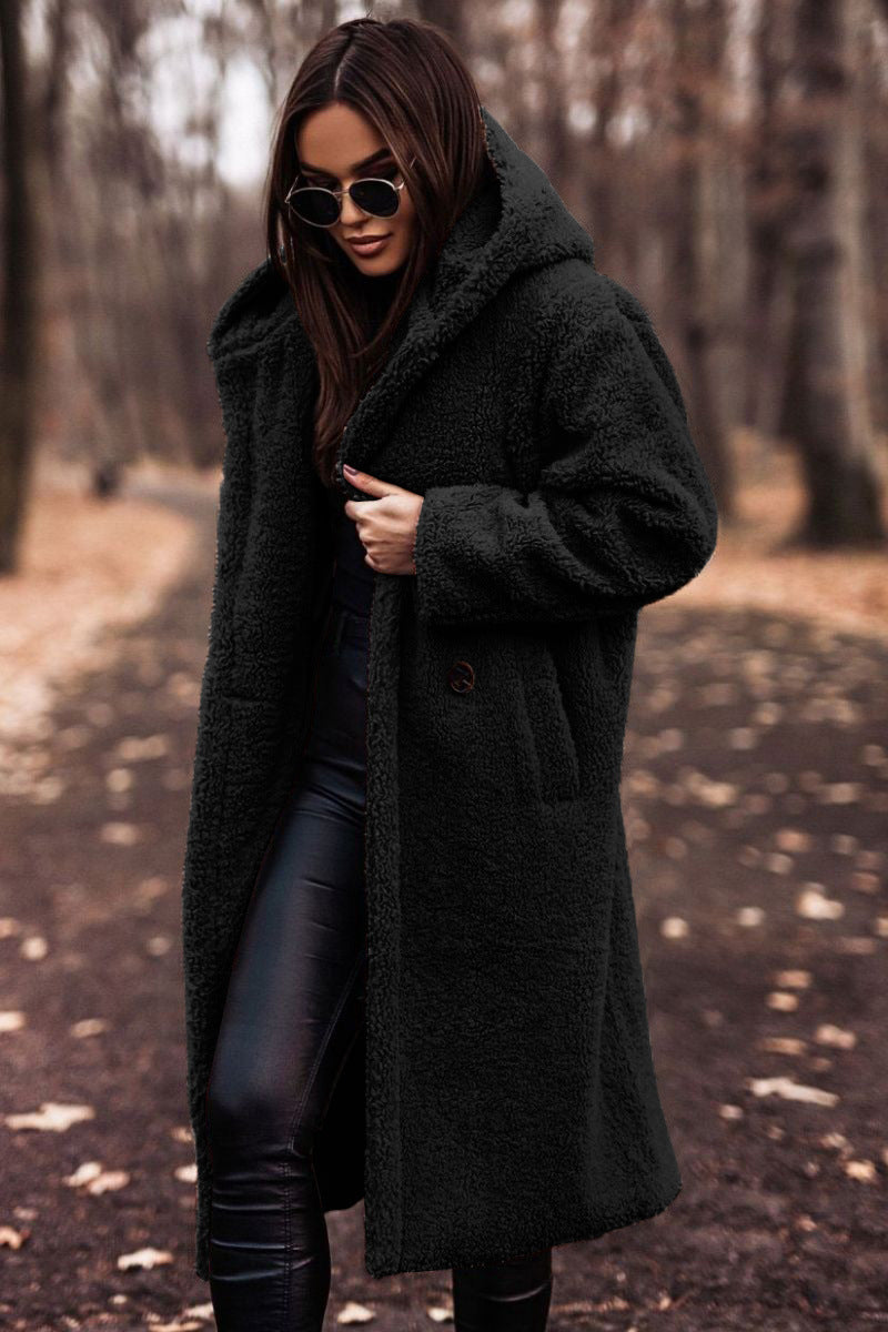 Calista | Women's Hooded Winter Trench Coat Long