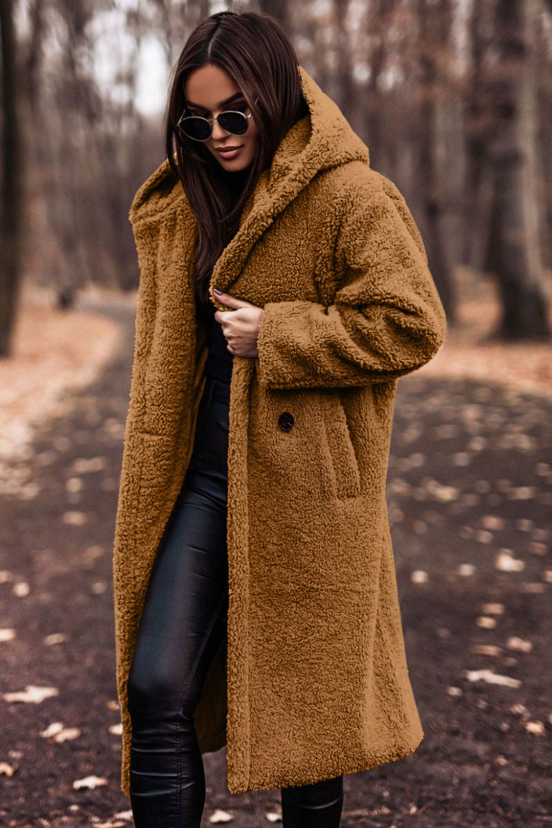 Calista | Women's Hooded Winter Trench Coat Long