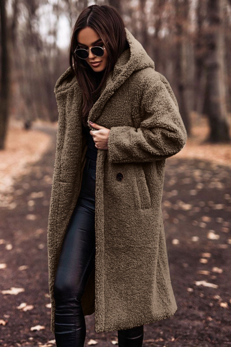Calista | Women's Hooded Winter Trench Coat Long
