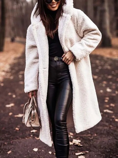 Calista | Women's Hooded Winter Trench Coat Long