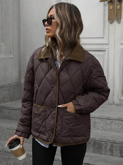 Cleo | Women's Diamond Quilted Jacket