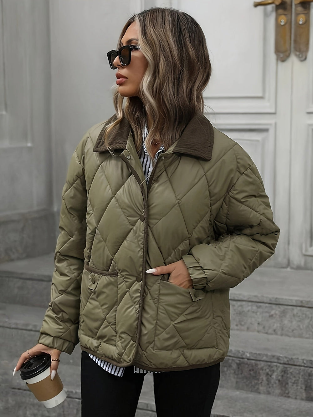 Cleo | Women's Quilted Windproof Winter Jacket