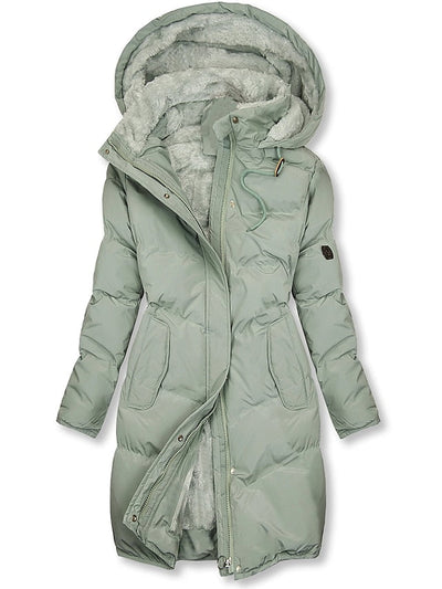 Colette | Women's Long Hooded Puffer Parka Coat