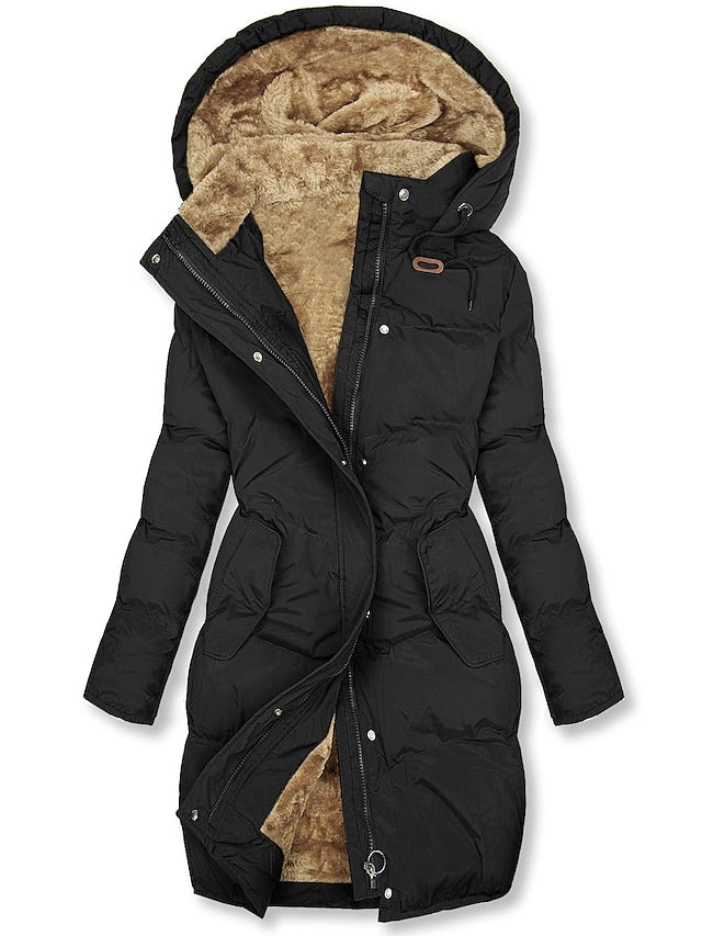 Colette | Women's Long Hooded Parka Coat