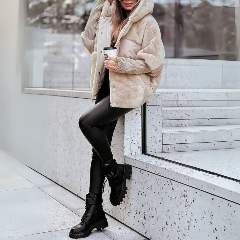 Constance | Women's Faux Fur Trim Puffer Jacket