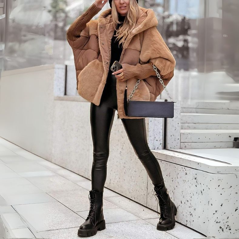 Constance | Women's Faux Fur Trim Puffer Jacket