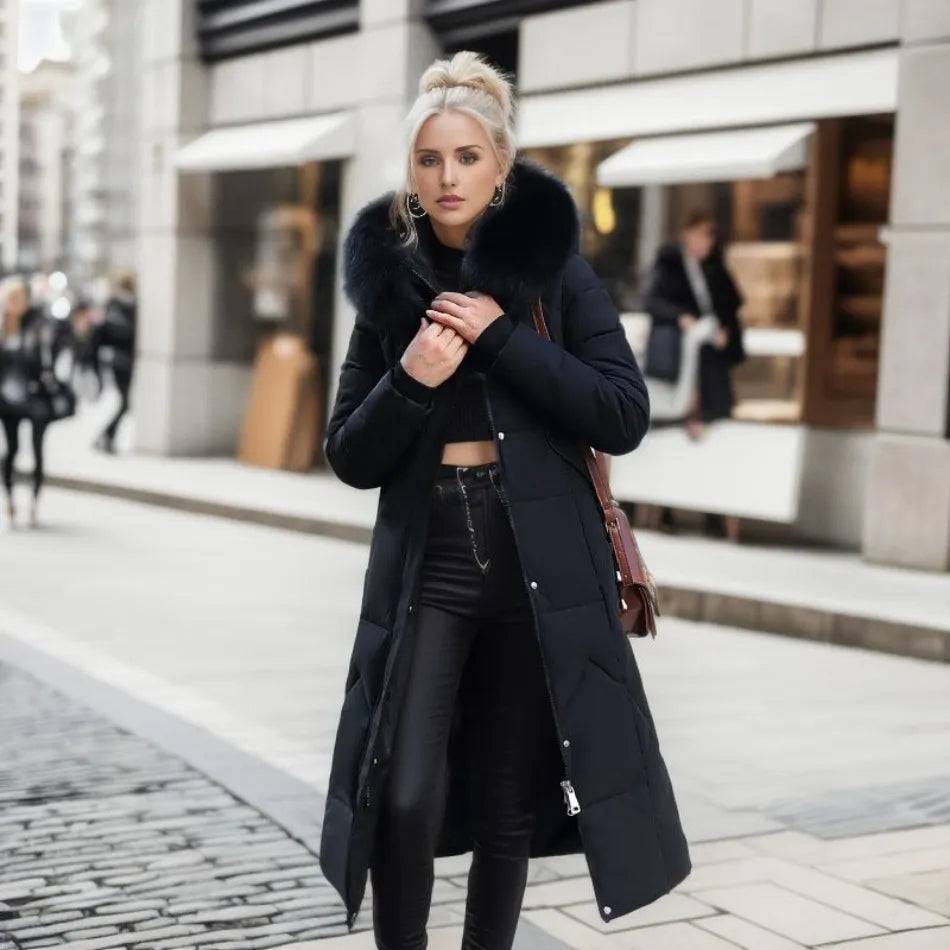 Cressida | Women's Long Down Quilted Winter Coat