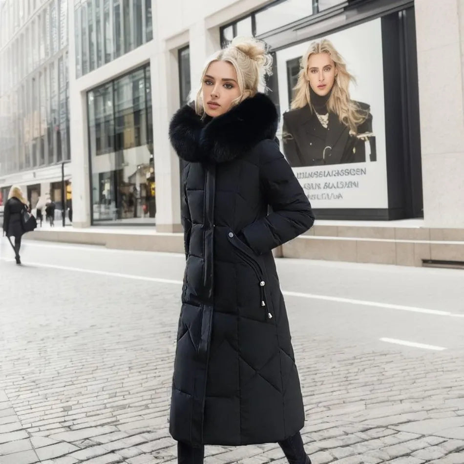 Cressida | Women's Long Down Quilted Winter Coat