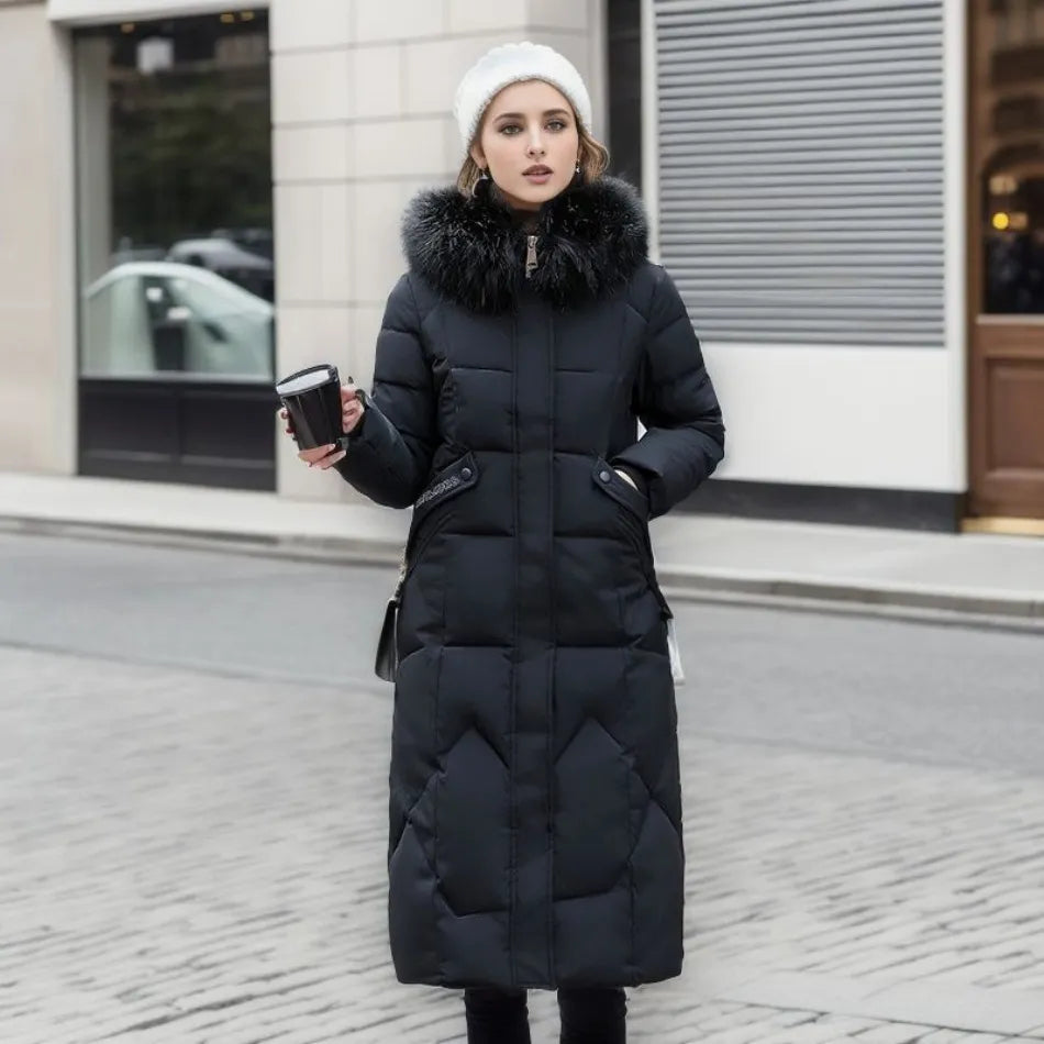 Cressida | Women's Long Down Quilted Winter Coat