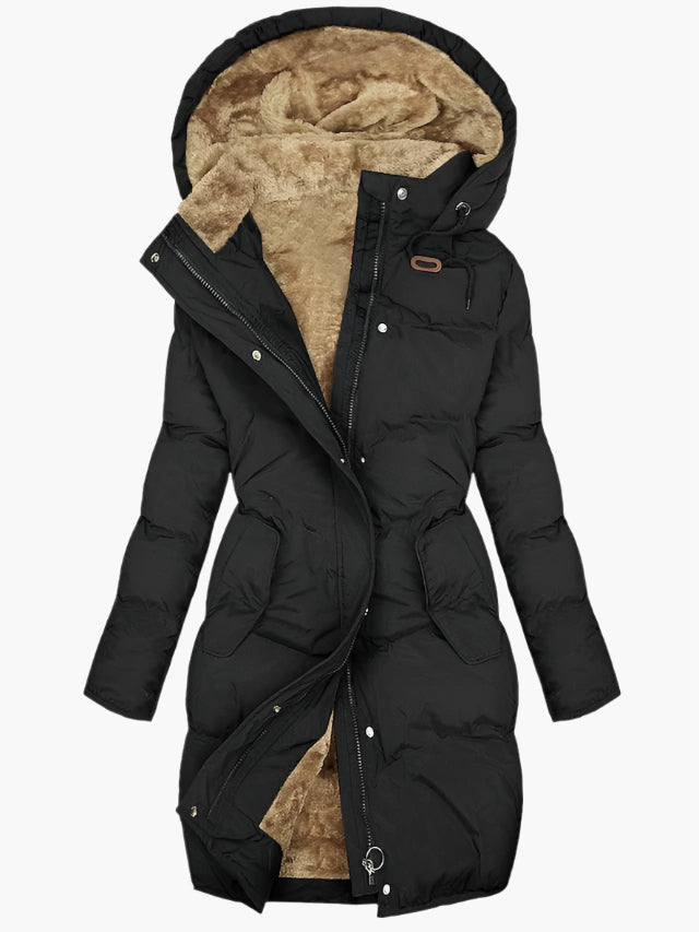 Dahlia | Women's Hooded Faux Fur Long Winter Coat