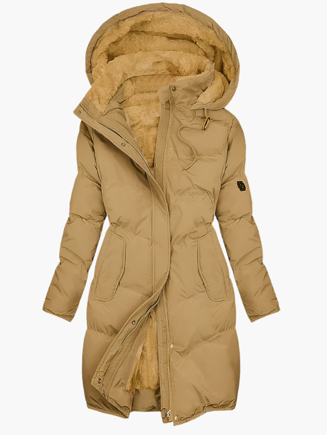Dahlia | Women's Hooded Faux Fur Long Winter Coat