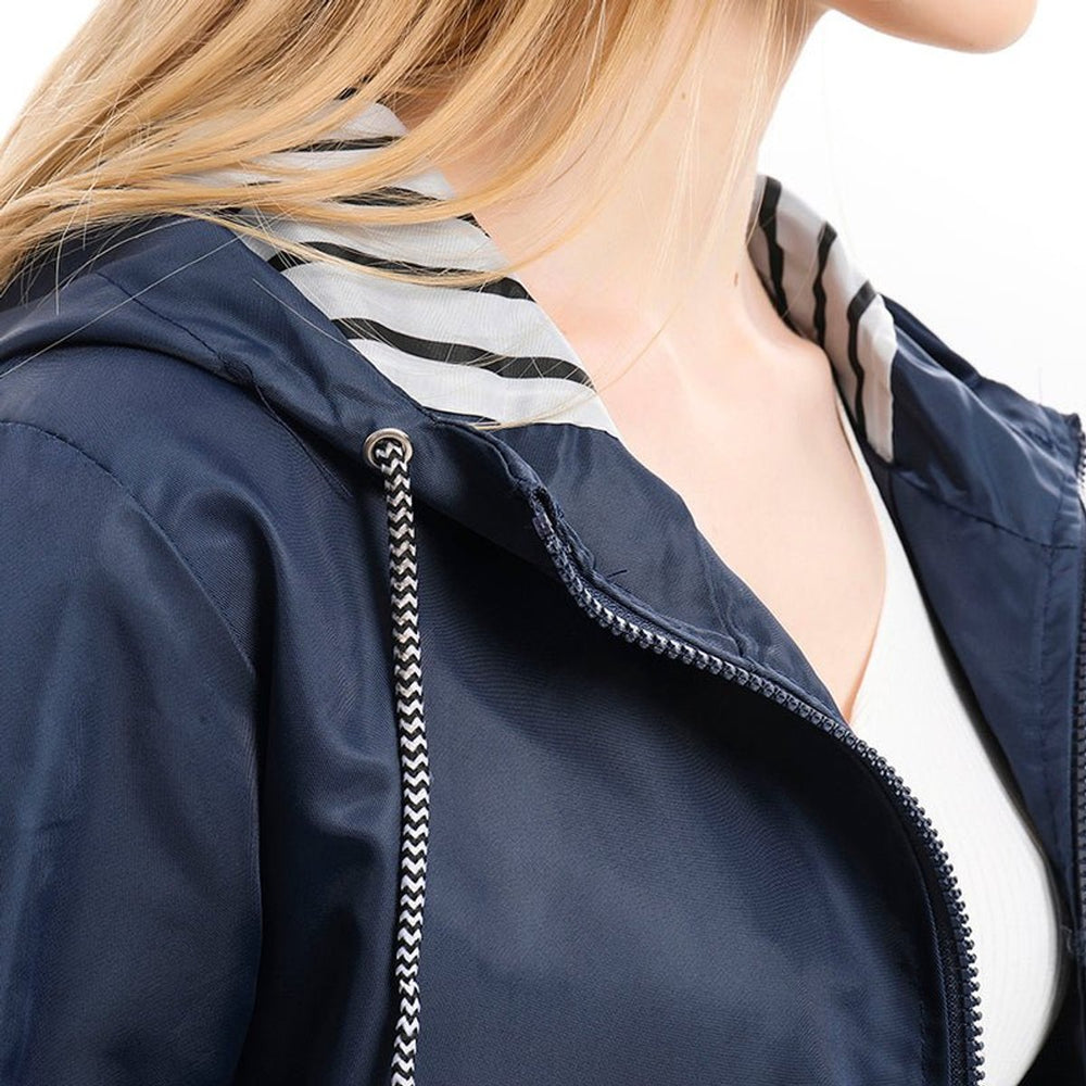 Daphne | Women's Hooded Belted Rain Jacket