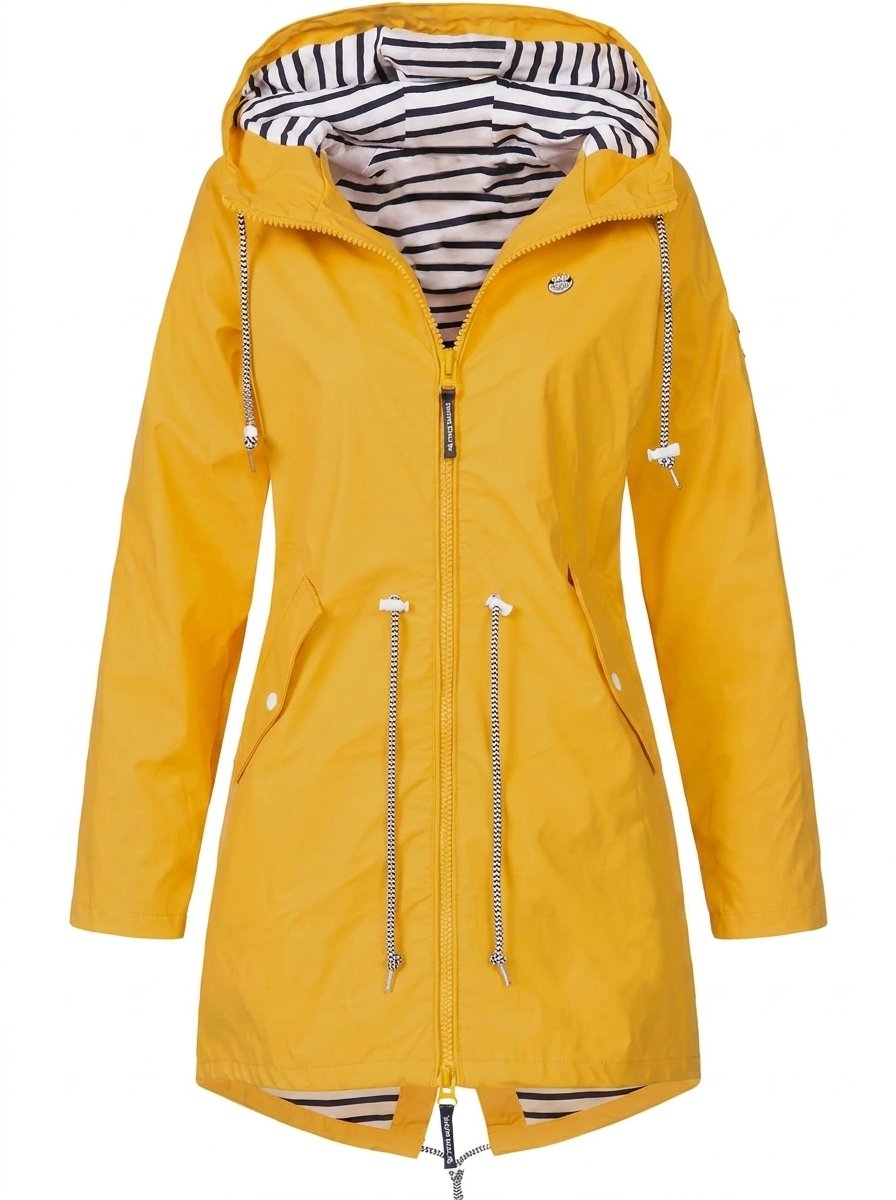 Daphne | Women's Hooded Belted Rain Jacket