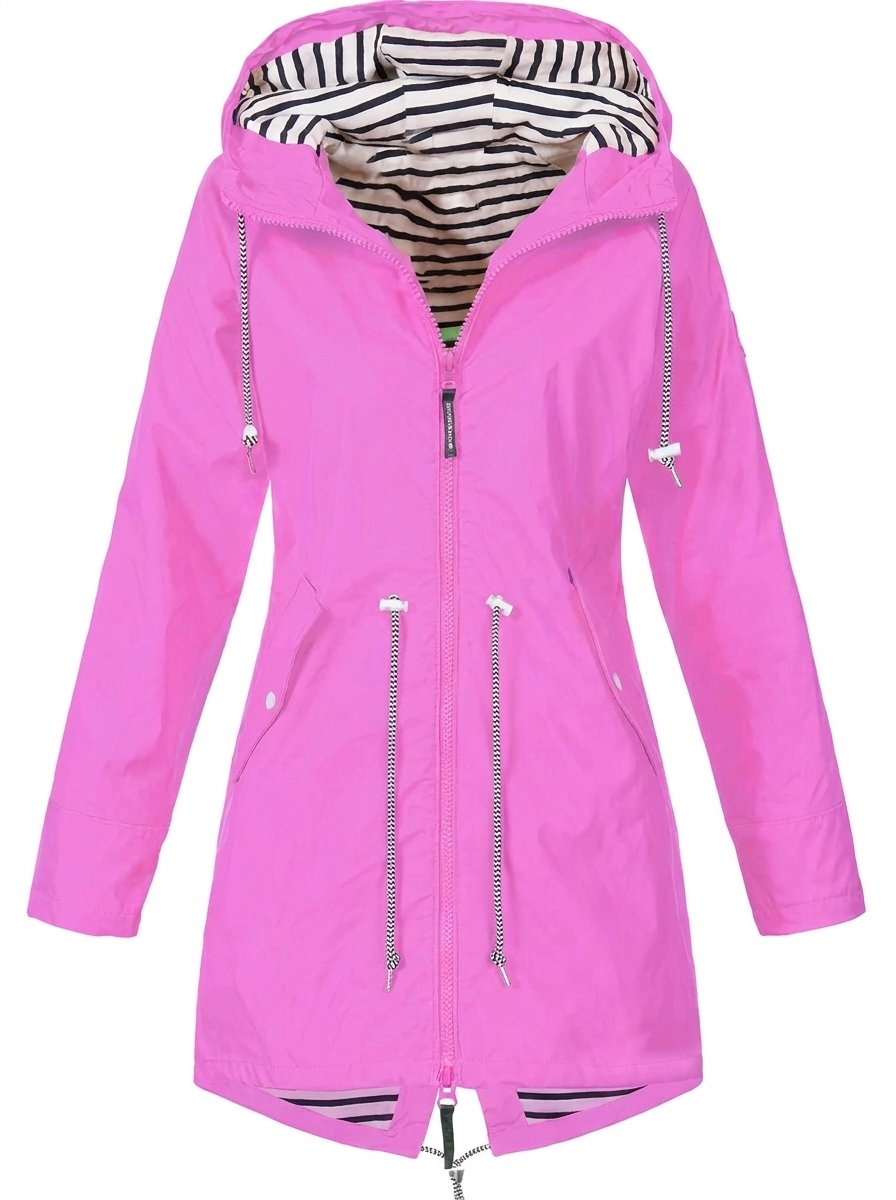 Daphne | Women's Hooded Belted Rain Jacket