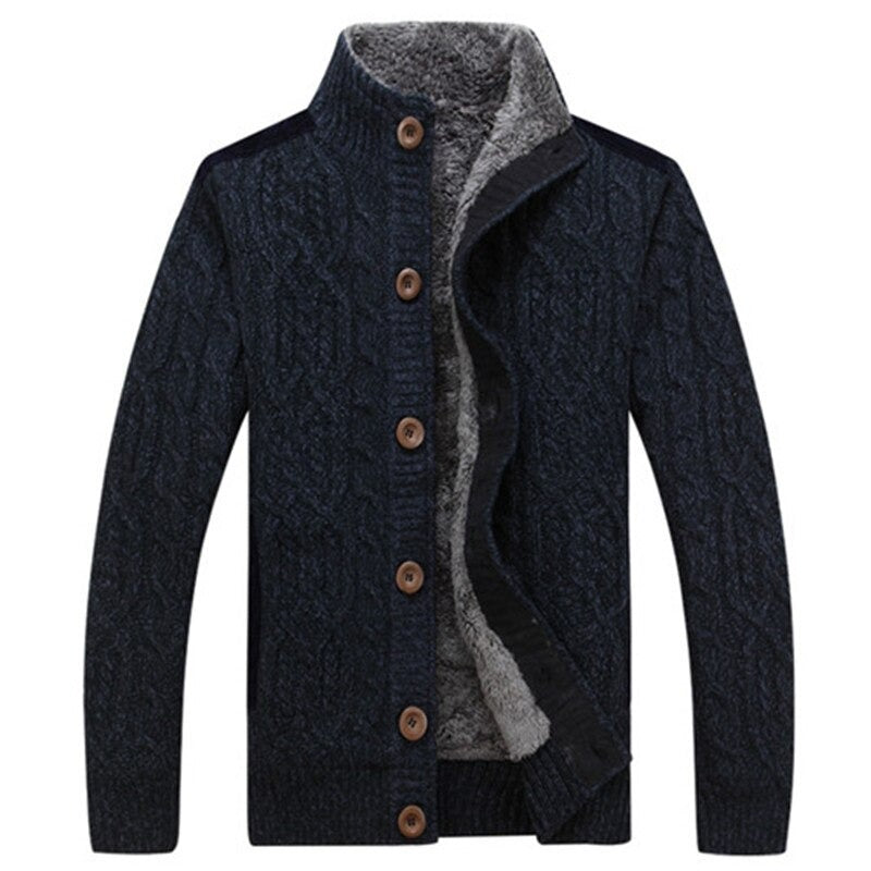 Charlton - Warm Twisted Knit Cardigan