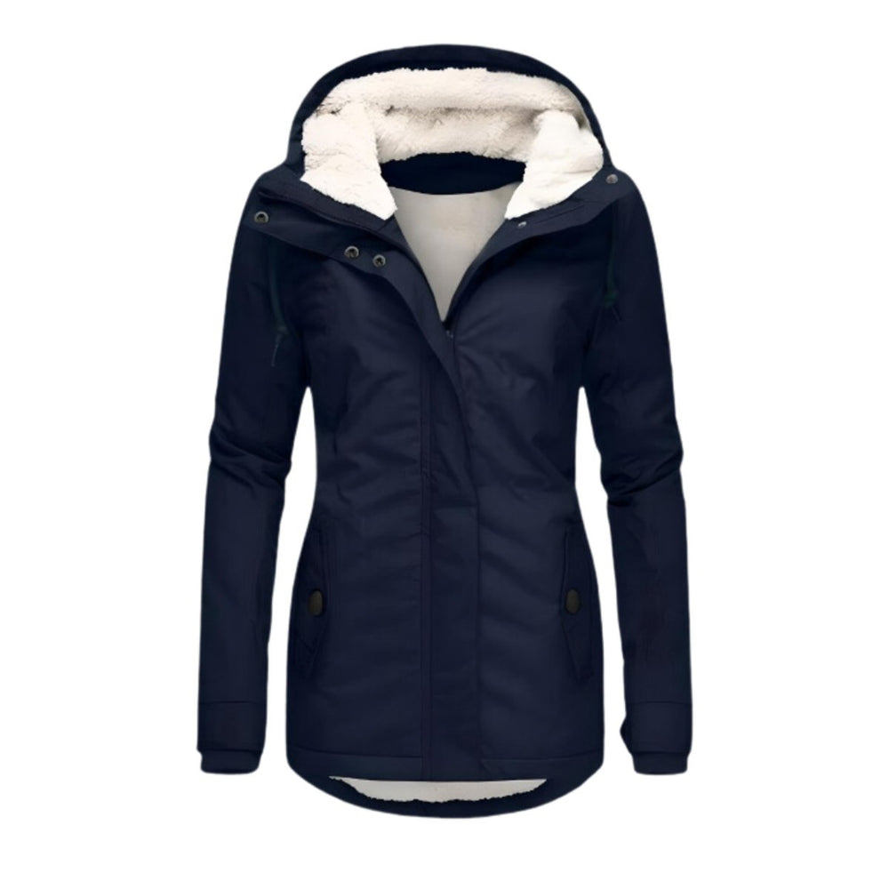 Delia | Women's Parka Rain Jacket Hooded