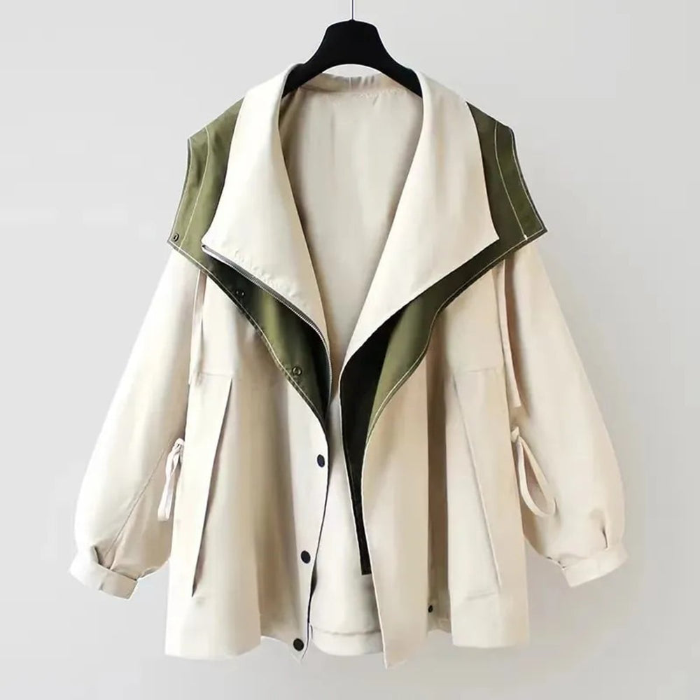 Delphine | Women's Oversized Trench Rain Jacket