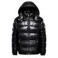 Men's Glossy Quilted Winter Jacket
