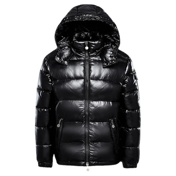 Men's Glossy Quilted Winter Jacket