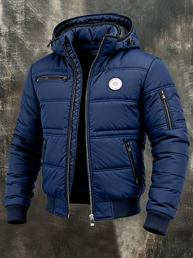 Edmund | Men's Puffer Jacket Winter Padded Down