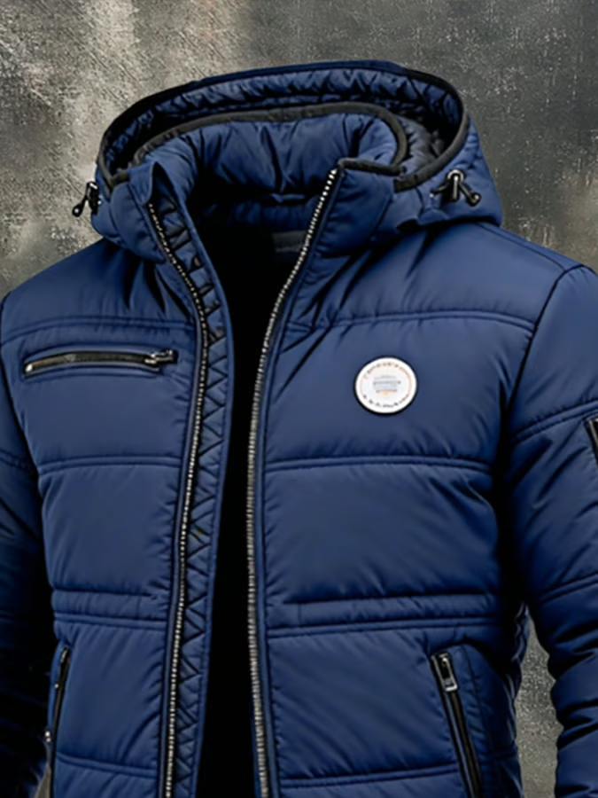 Edmund | Men's Puffer Jacket Winter Padded Down