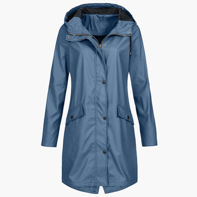 Ellery | Women's Longline Hooded Rain Jacket