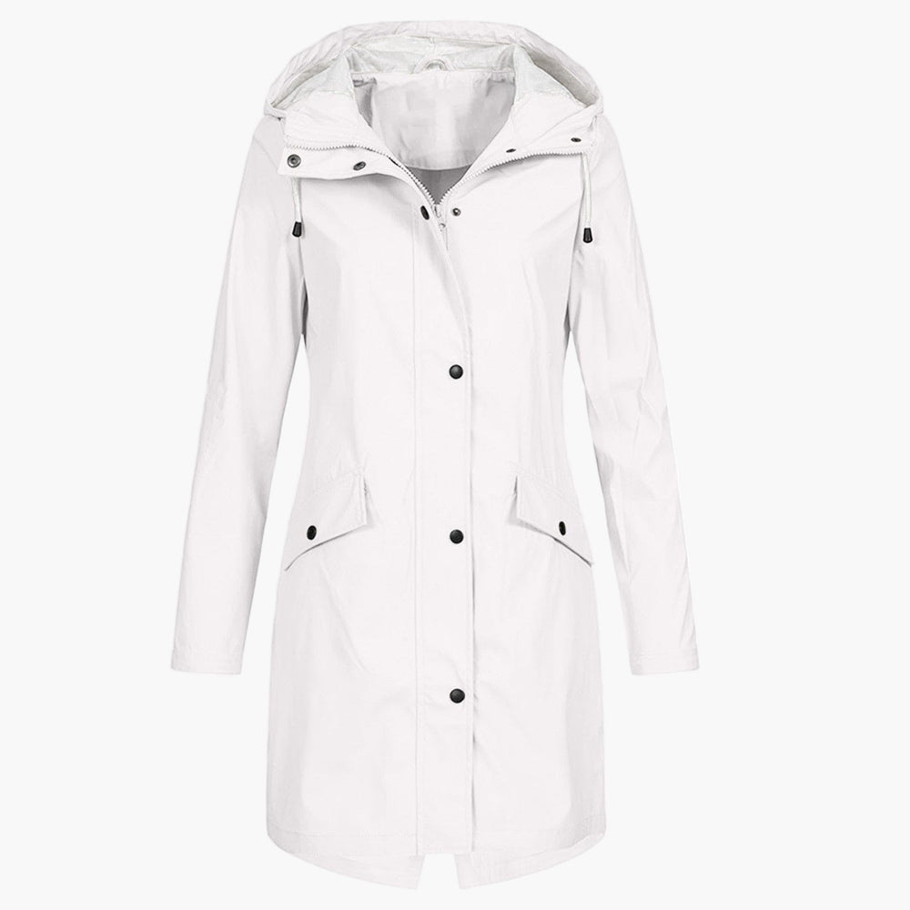 Ellery | Women's Longline Hooded Rain Jacket