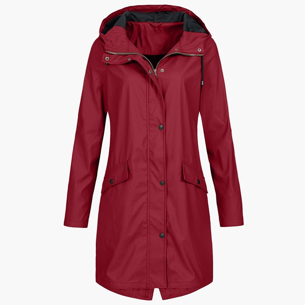 Ellery | Women's Longline Hooded Rain Jacket