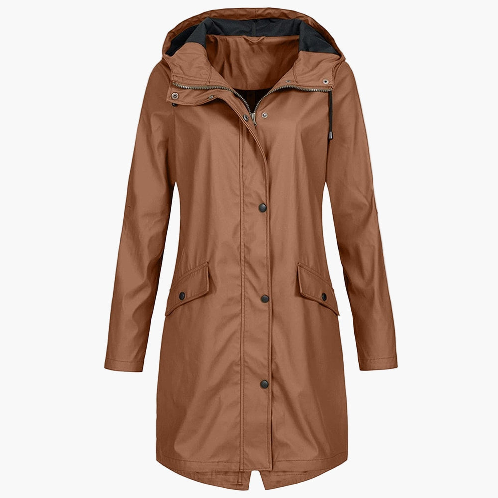 Ellery | Women's Longline Hooded Rain Jacket