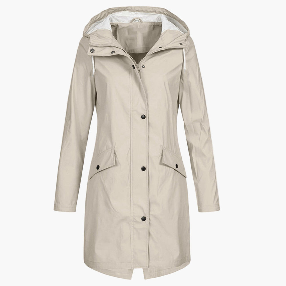 Ellery | Women's Longline Hooded Rain Jacket