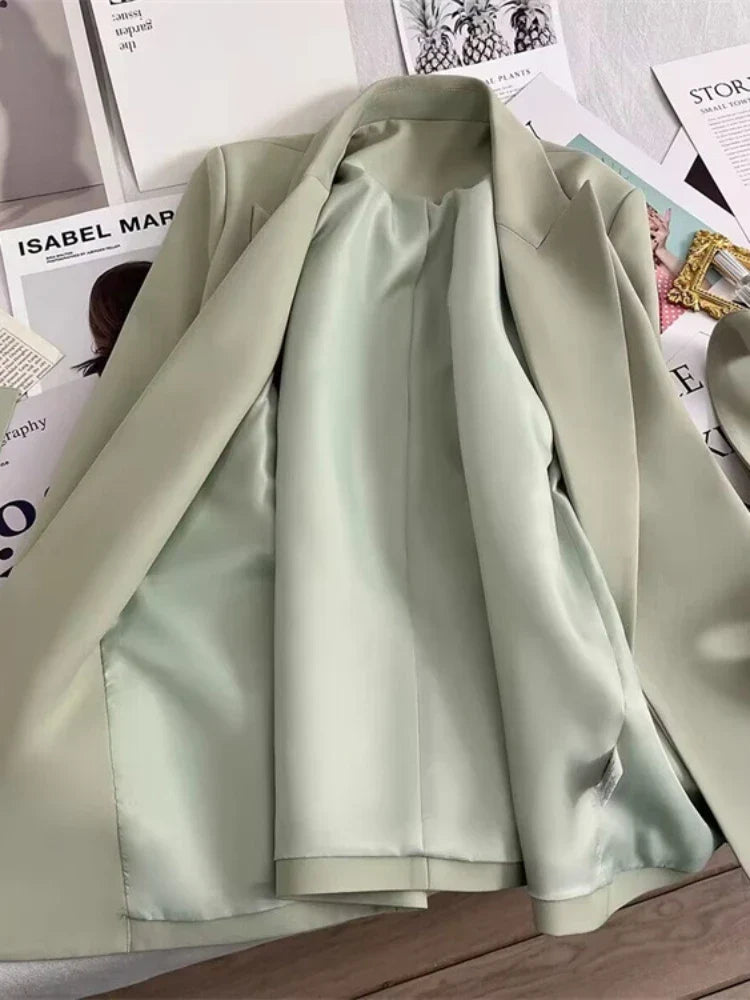 Emmanuelle | Women's Belted Blazer Fitted Tailored