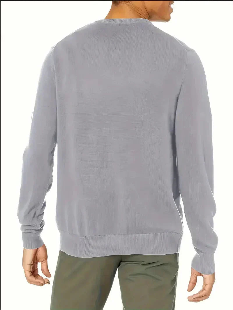 Ezra | Men's Crew Neck Knit Jumper