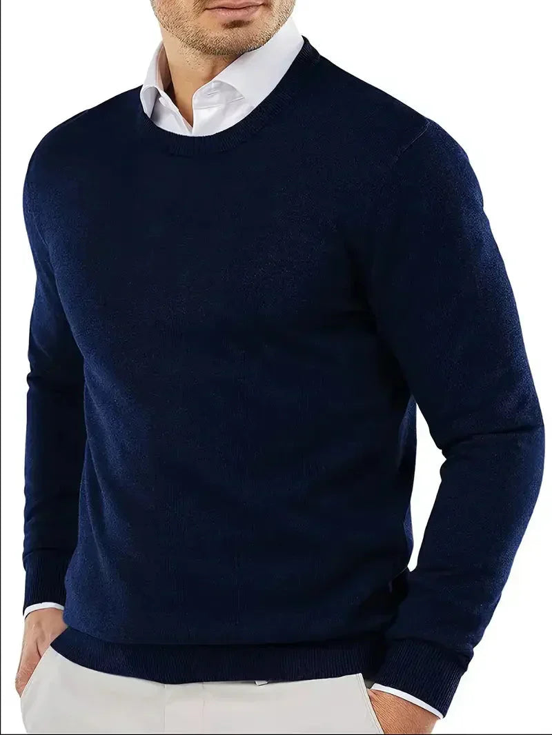 Ezra | Men's Crew Neck Knit Jumper