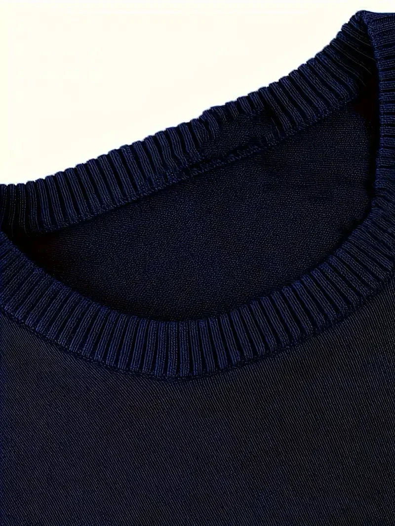 Ezra | Men's Crew Neck Knit Jumper