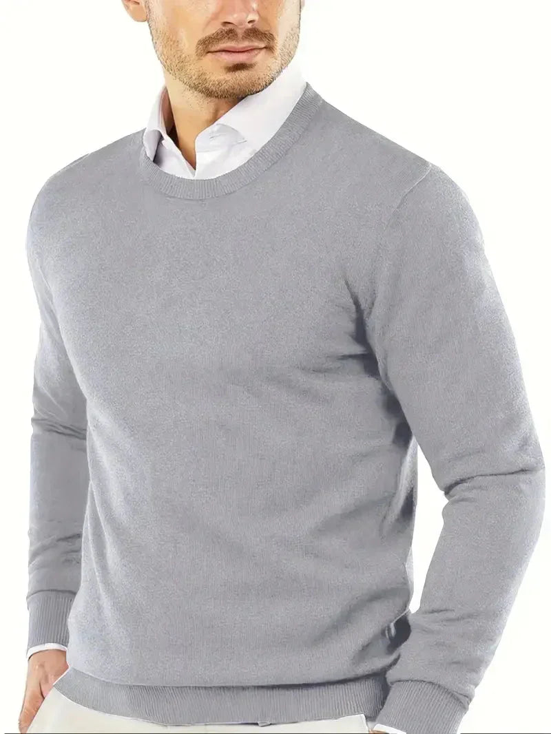 Ezra | Men's Crew Neck Knit Jumper