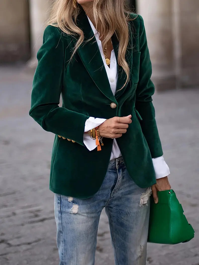 Farrah | Women's Button Blazer Tailored