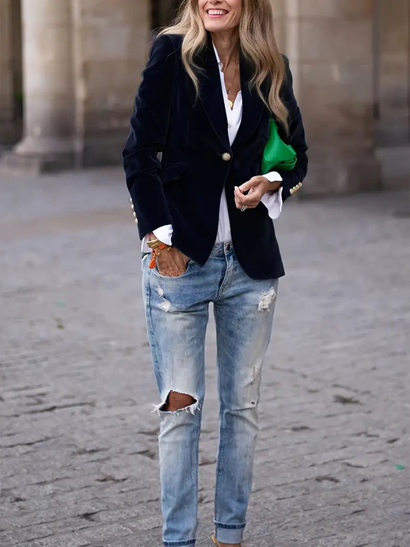 Farrah | Women's Button Blazer Tailored