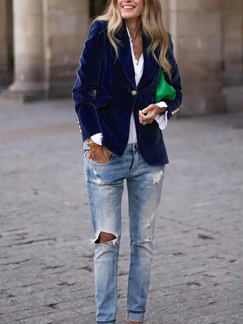 Farrah | Women's Button Blazer Tailored
