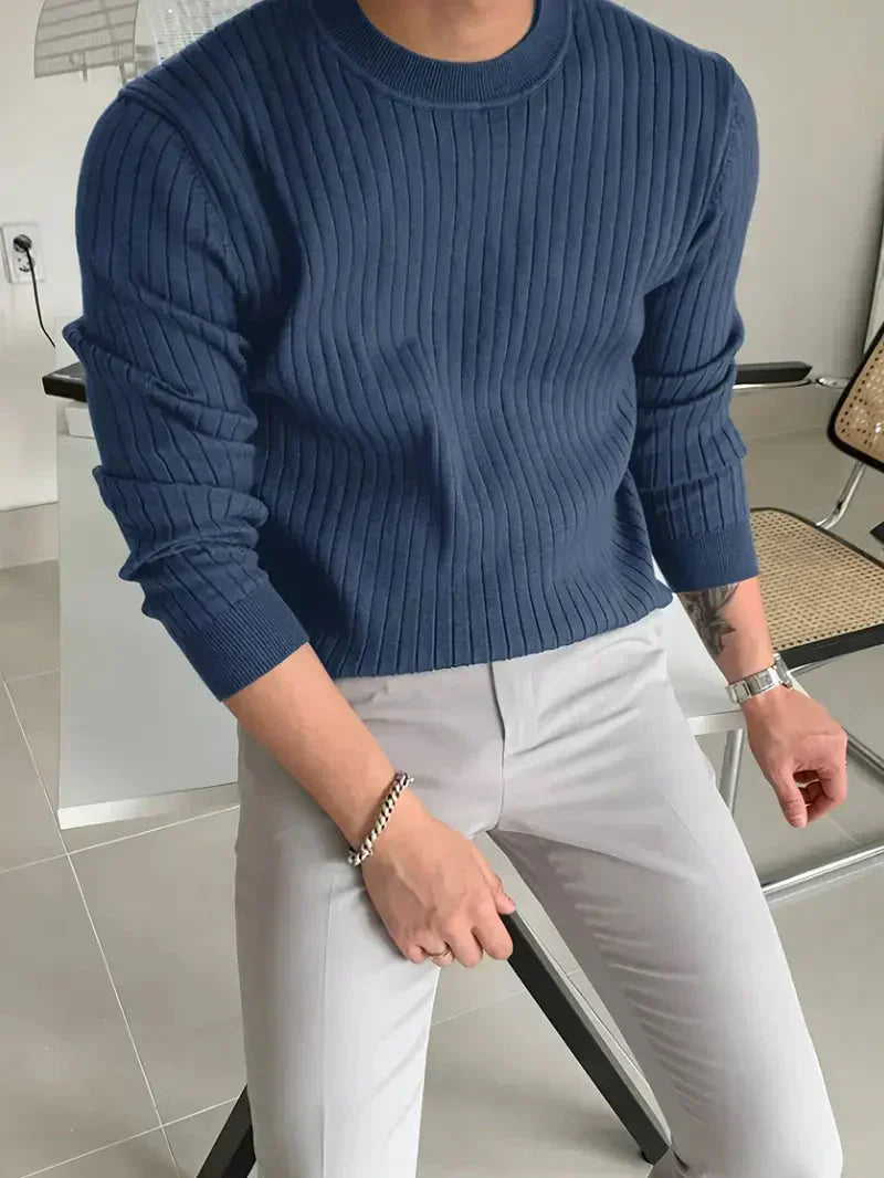 Fletcher | Men's Crew Neck Jumper Knit Wool