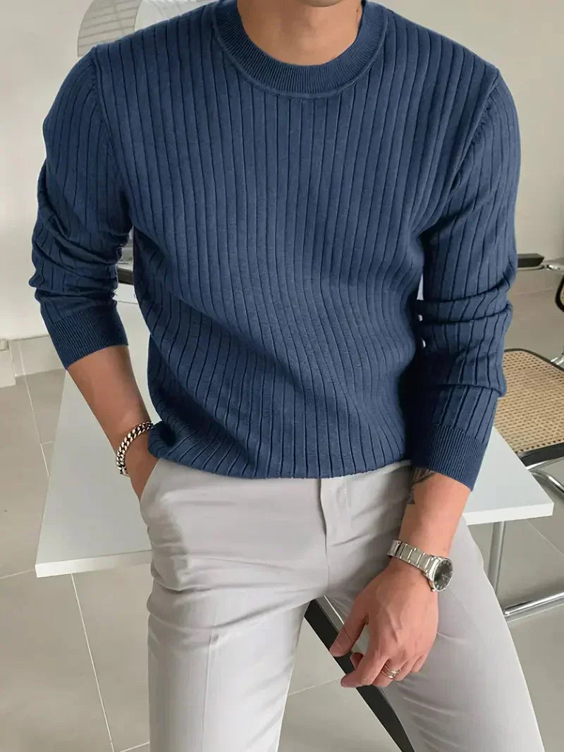 Fletcher | Men's Crew Neck Jumper Knit Wool