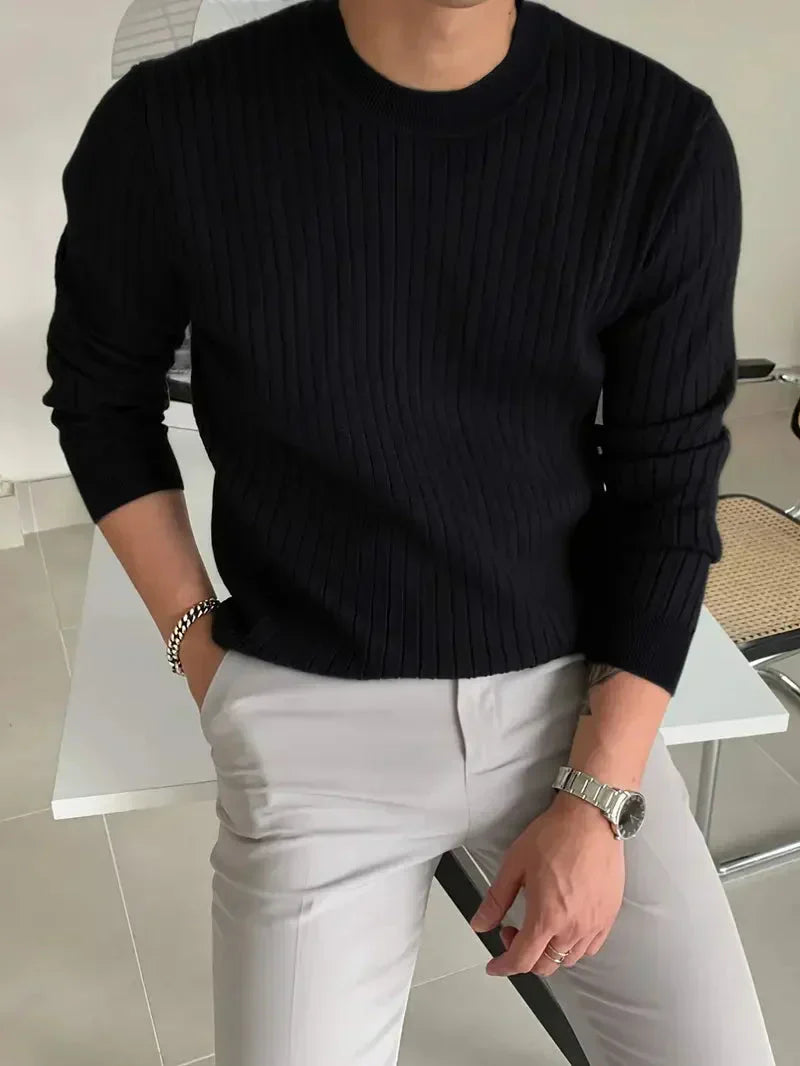 Fletcher | Men's Crew Neck Jumper Knit Wool