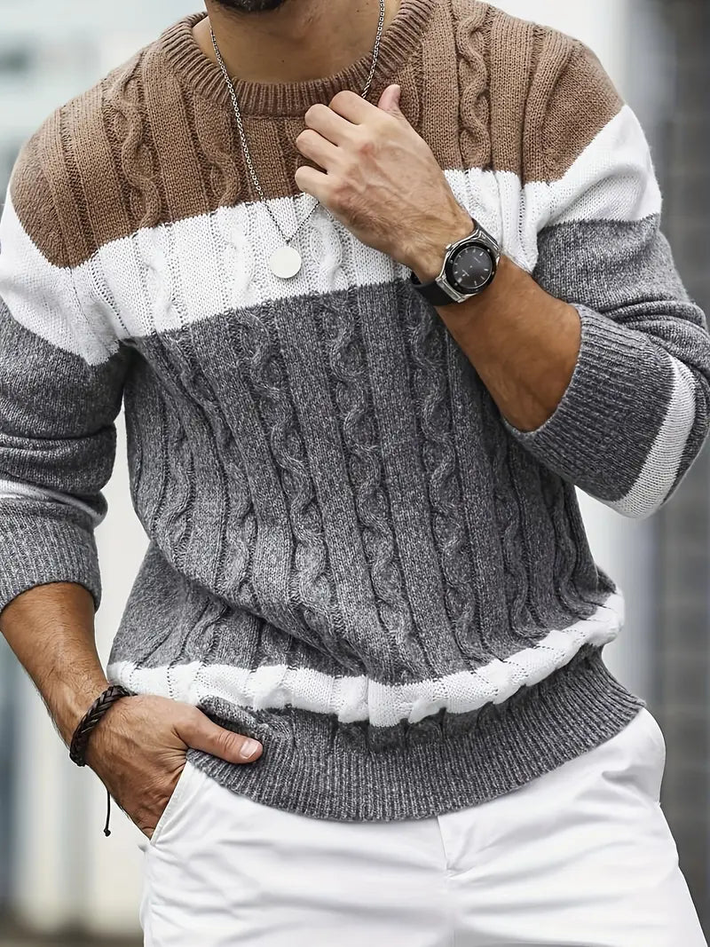 Florian | Men's Knit Jumper Crew Neck