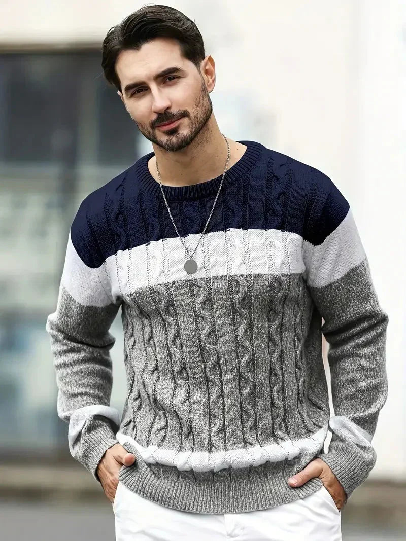 Florian | Men's Knit Jumper Crew Neck