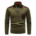Gregor | Men's Quarter Zip Knit Jumper Wool