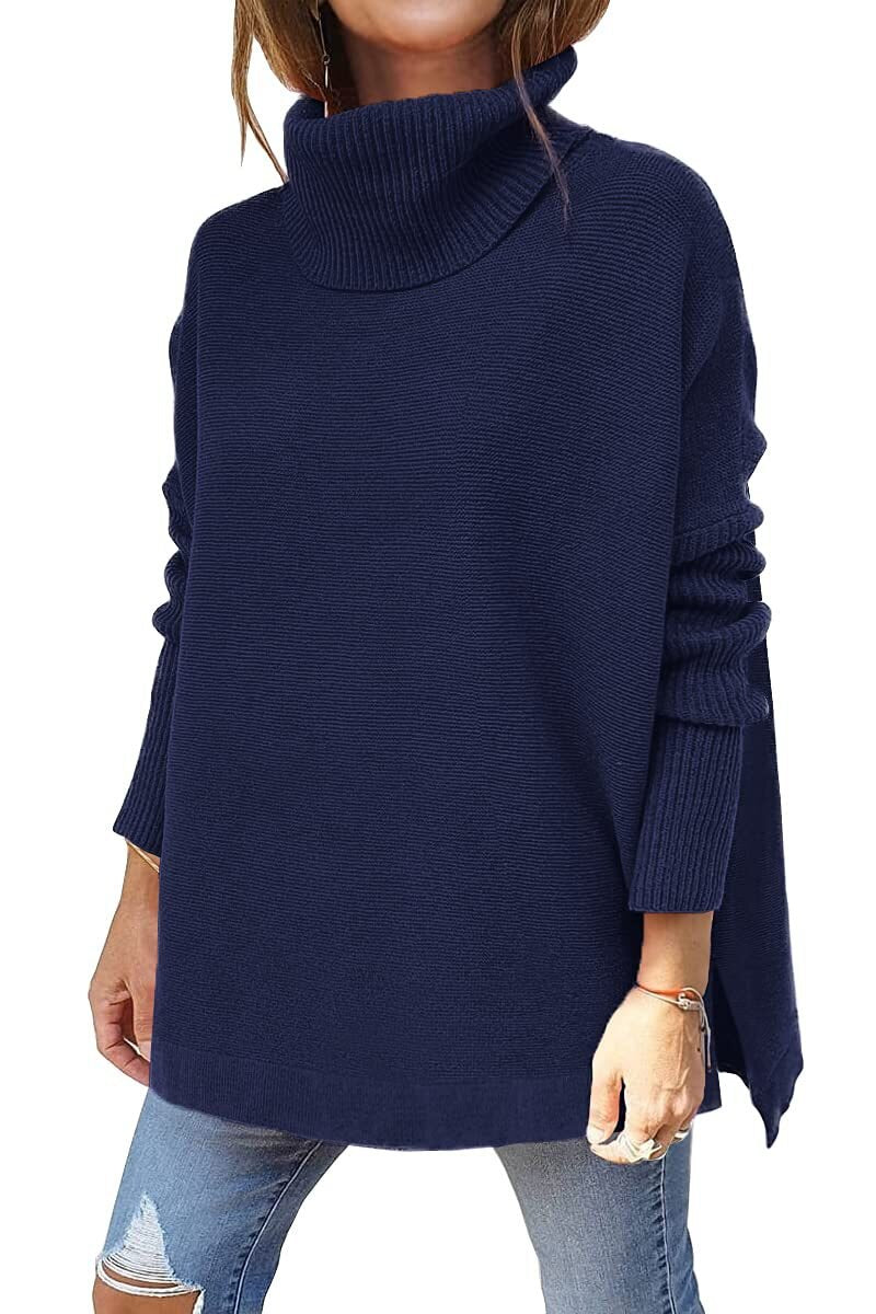 Harriet | Women's Roll Neck Jumper Oversized Knitted