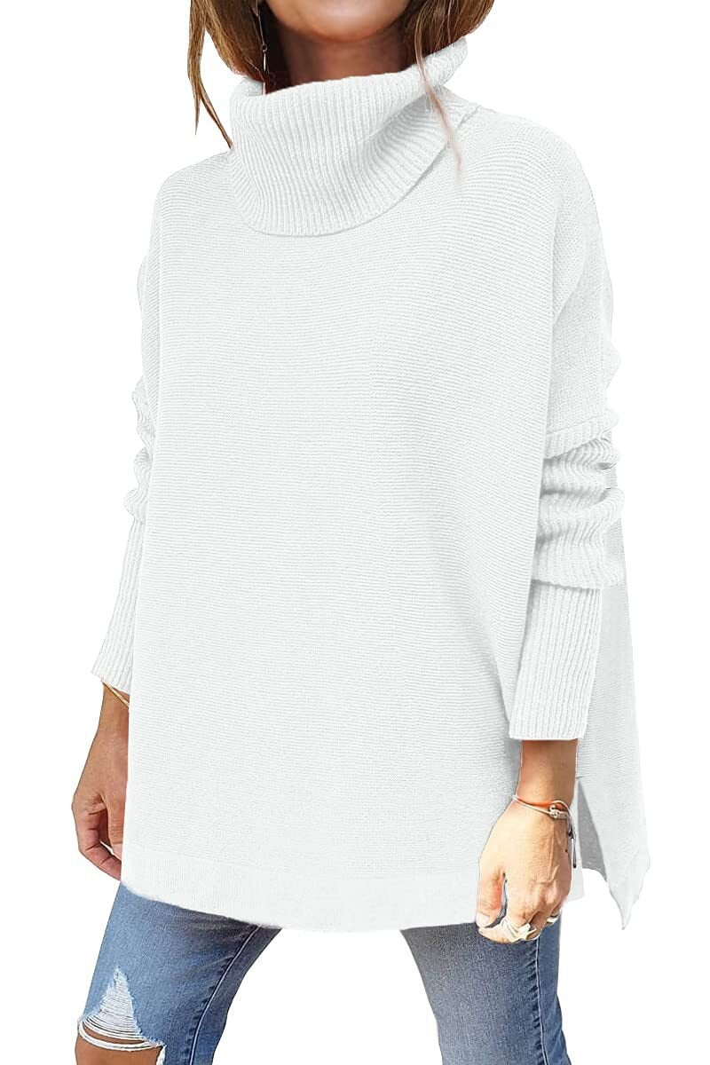 Harriet | Women's Roll Neck Jumper Oversized Knitted