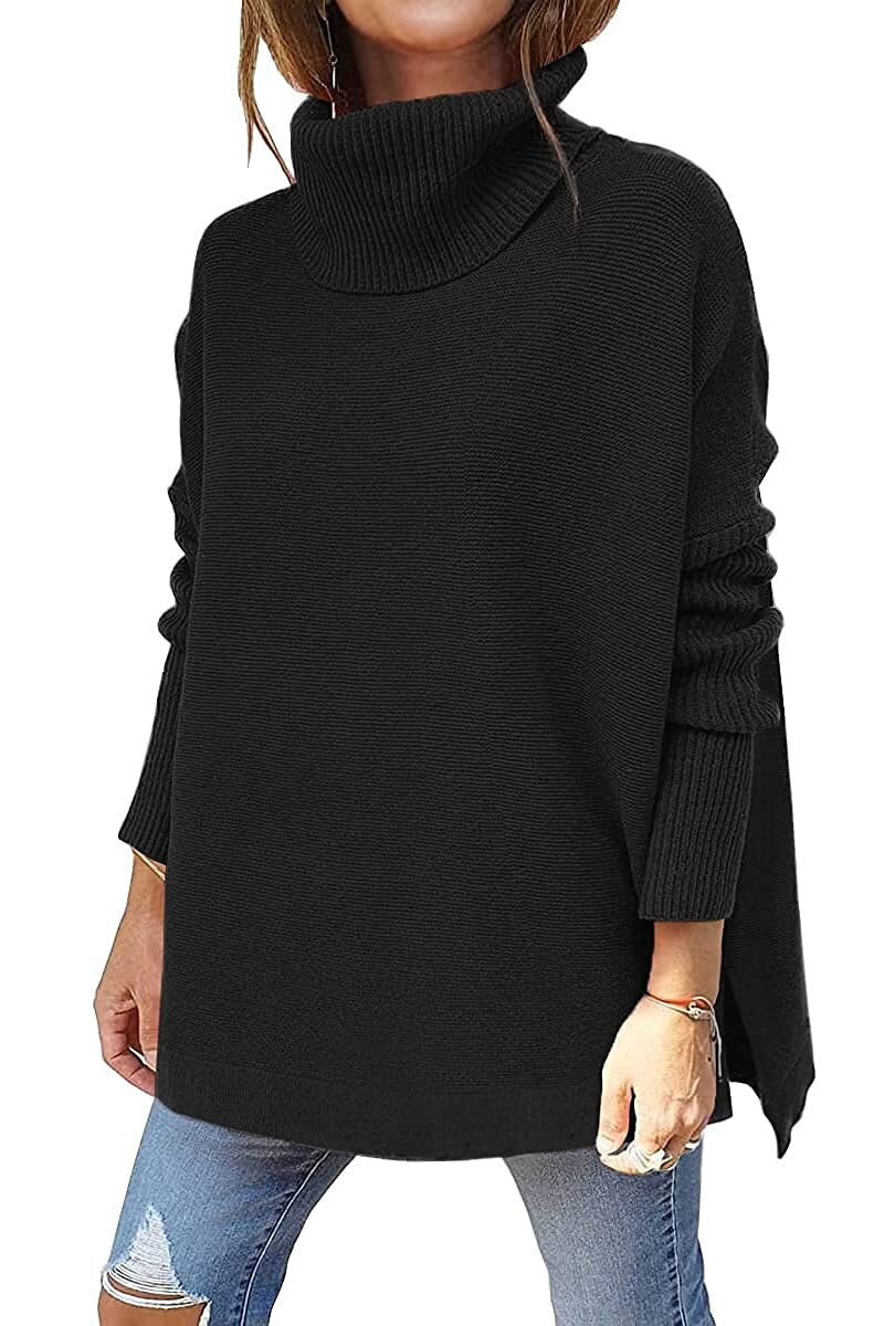 Harriet | Women's Roll Neck Jumper Oversized Knitted