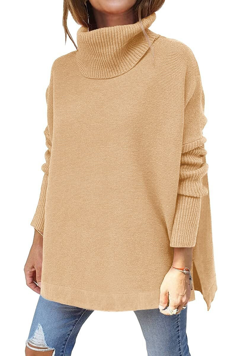 Harriet | Women's Roll Neck Jumper Oversized Knitted